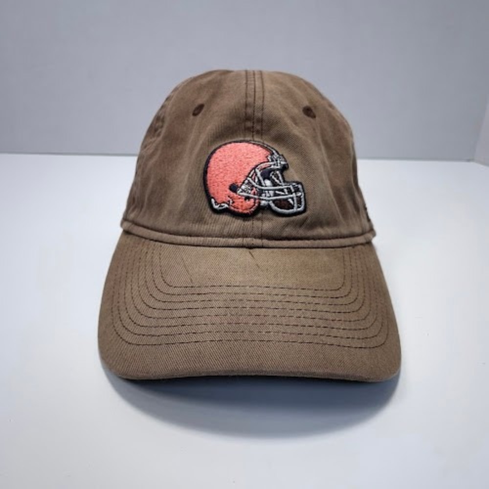NFL Reebok Cleveland‎ Browns Hat Brown Embroidered Football Helmet Cap